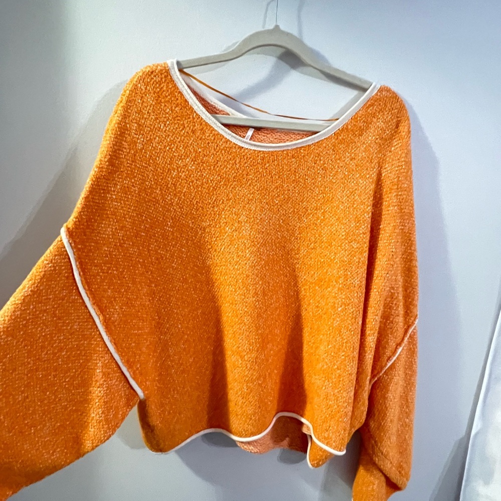 Free People Orange Tunic